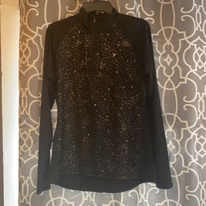 Light 3/4 zip with moon and star details